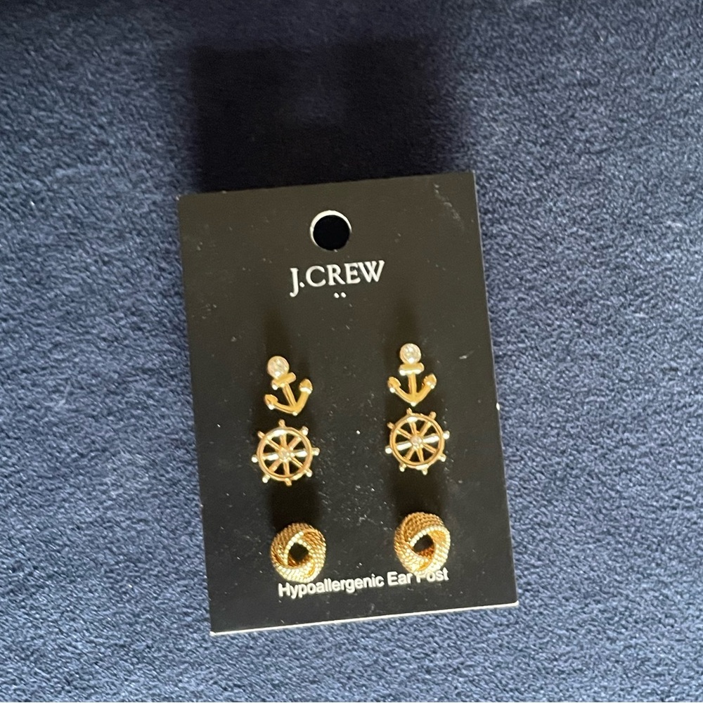 NWT: J. Crew Factory Nautical Earring 3-Pack - Picture 5 of 5
